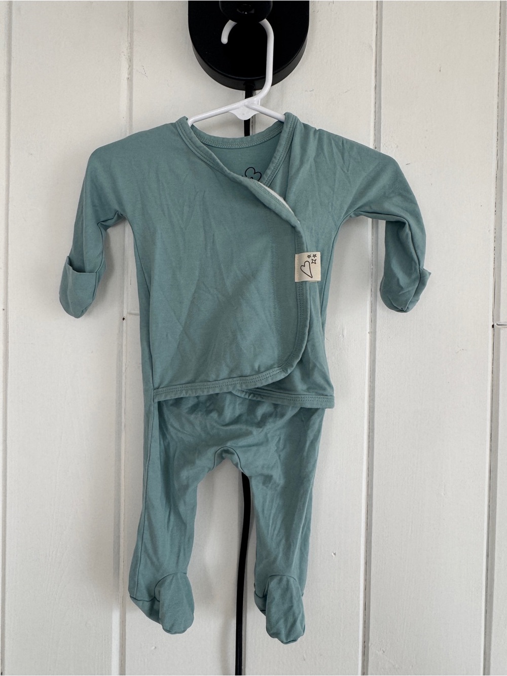 Bonsie Sage Green Baby Wrap Set - 0-3 Months